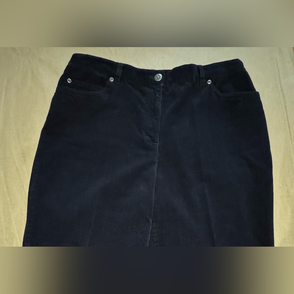 Ruby Rd. FAVORITES Petite Navy Blue Pants For Women Size 12 Petite High Rise - Picture 4 of 8